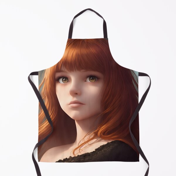 Item preview, Ani-Manga Girl, Ginger Hair designed and sold by Ani-MangaArt.