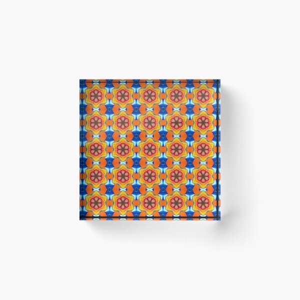 Artikelvorschau, Brightly Dyed Colorful Fabric Kaleidoscope Pattern 21 entworfen und verkauft von Swabcraft.
