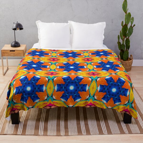 Artikelvorschau, Brightly Dyed Colorful Fabric Kaleidoscope Pattern 22 entworfen und verkauft von Swabcraft.