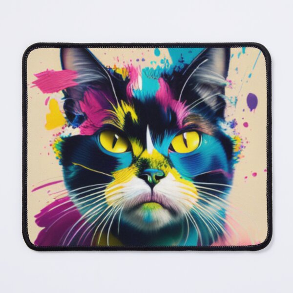 Item preview, cute cat painting designed and sold by Zone-Graphics.