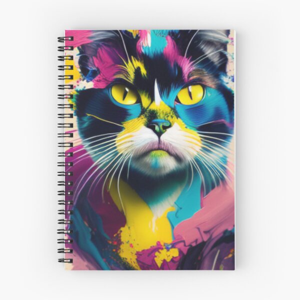 Item preview, cute cat painting designed and sold by Zone-Graphics.