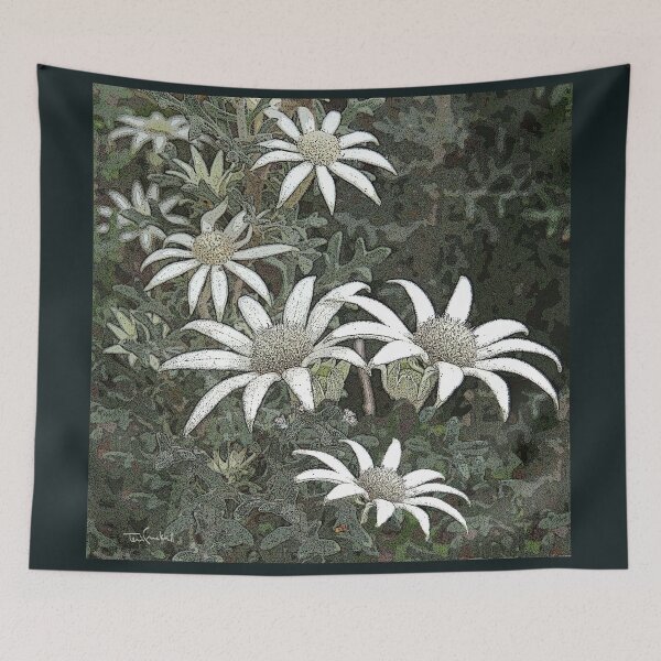 Item preview, Flannel Flowers  designed and sold by TERRI CRACKNELL.