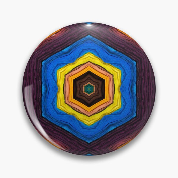 Artikelvorschau, Brightly Dyed Colorful Fabric Kaleidoscope Pattern 25 entworfen und verkauft von Swabcraft.