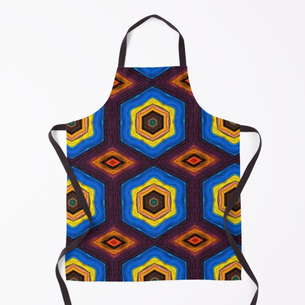 Artikelvorschau, Brightly Dyed Colorful Fabric Kaleidoscope Pattern 25 entworfen und verkauft von Swabcraft.
