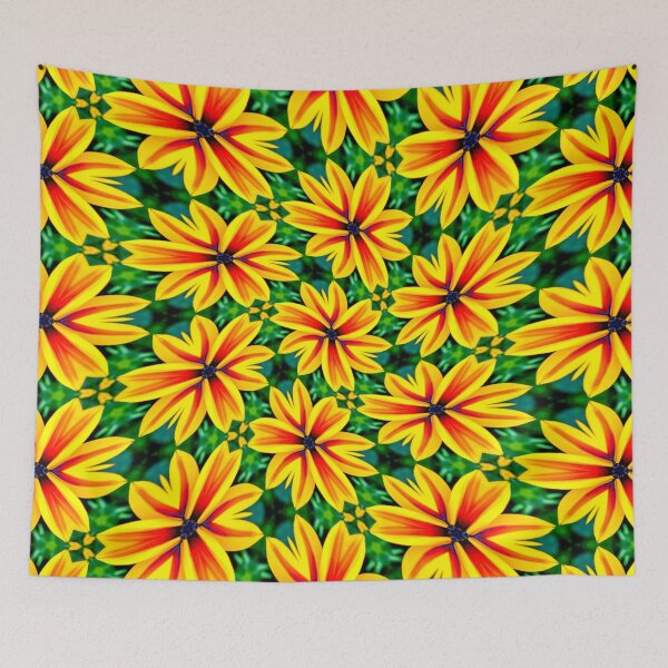 Item preview, Rainbow Daisy Pattern designed and sold by Patternflower.