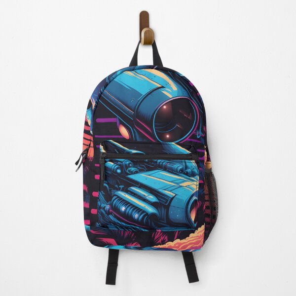 Item preview, Bright colors space ship artwork designed and sold by VintageRealm.