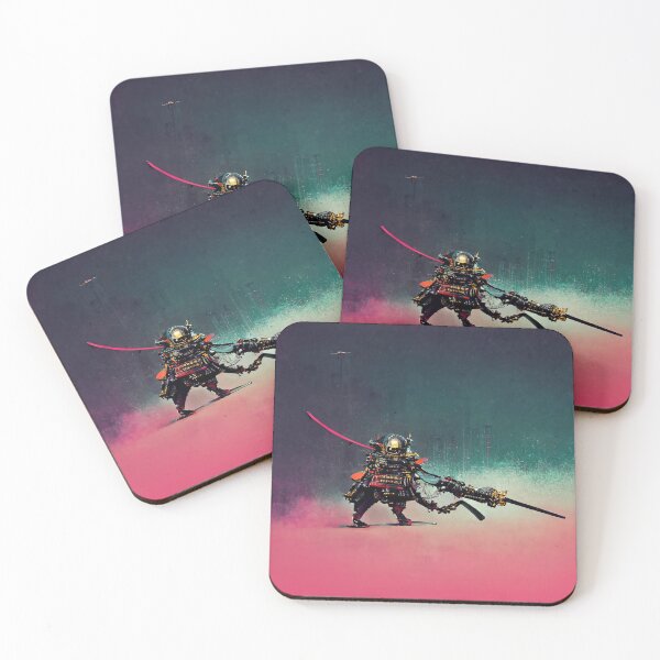 Item preview, Mechana - Cyberpunk Samurai designed and sold by ArkMinted.