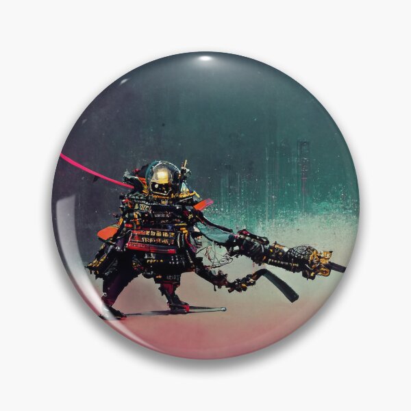 Item preview, Mechana - Cyberpunk Samurai designed and sold by ArkMinted.