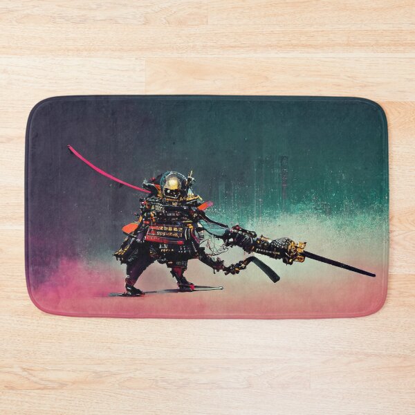 Item preview, Mechana - Cyberpunk Samurai designed and sold by ArkMinted.