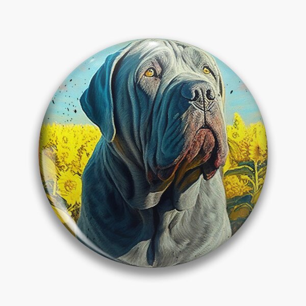 Item preview, Neapolitan Mastiff Sunflower Painting Adorable Dog designed and sold by rafaeltto.