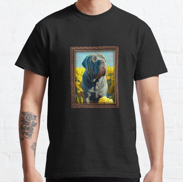 Item preview, Neapolitan Mastiff Sunflower Painting Adorable Dog designed and sold by rafaeltto.