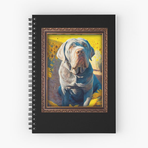 Item preview, Neapolitan Mastiff Sunflower Painting Adorable Dog designed and sold by rafaeltto.