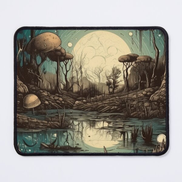 Item preview, Swamp Moon Art designed and sold by ThePrintHive.
