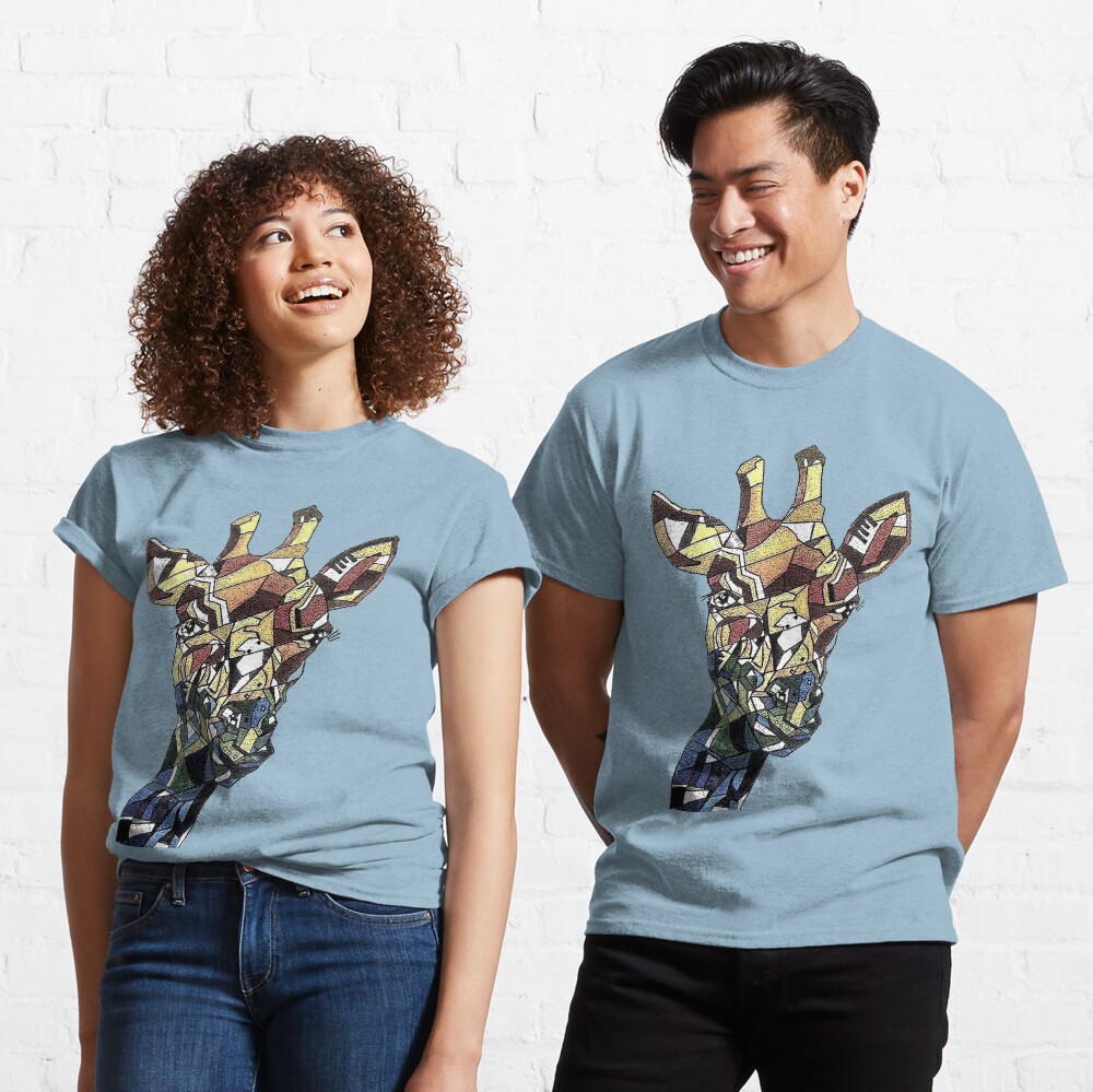 Cubism giraffe Classic T-Shirt