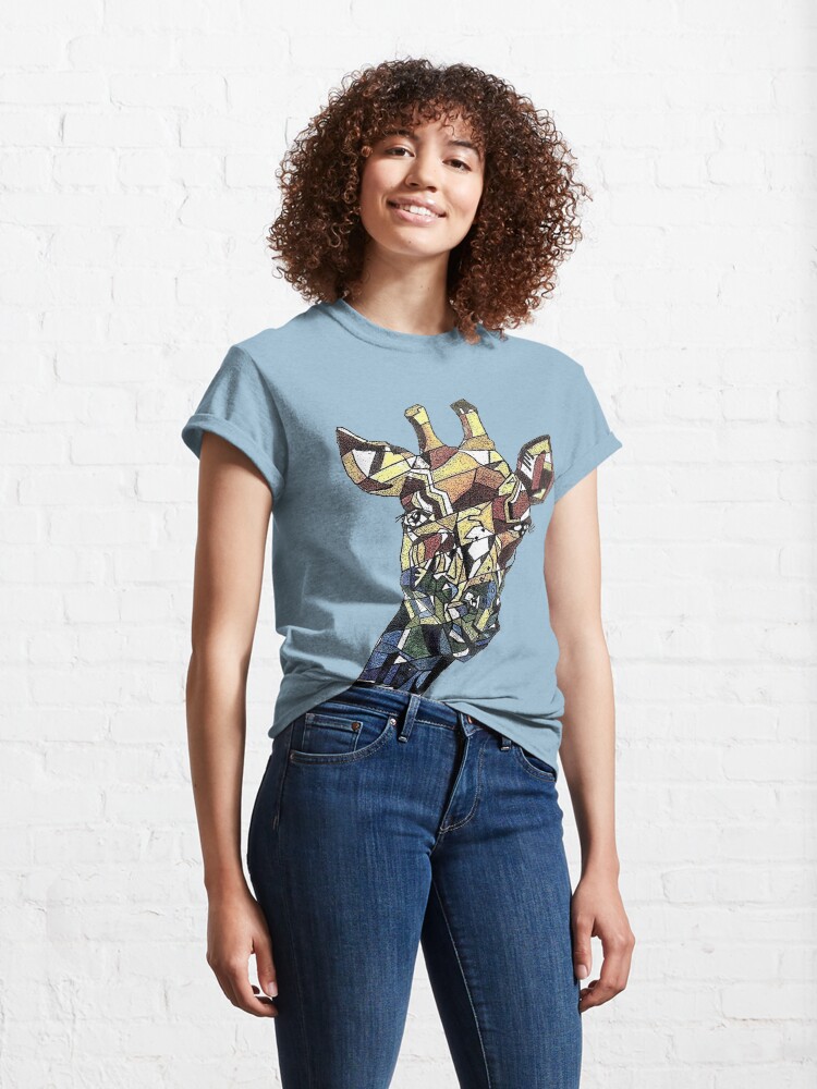 Alternate view of Cubism giraffe Classic T-Shirt