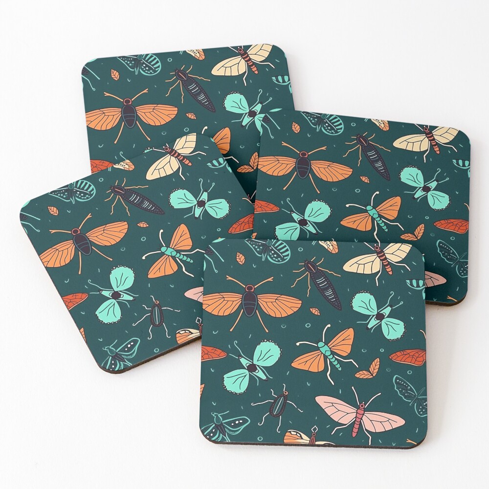 Item preview, Coasters (Set of 4) designed and sold by Whimsical-Finds.