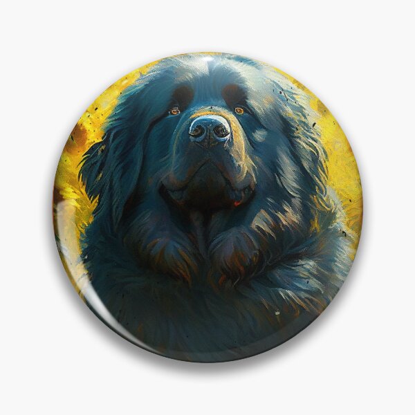 Item preview, Newfoundland Sunflower Painting Adorable Dog designed and sold by rafaeltto.