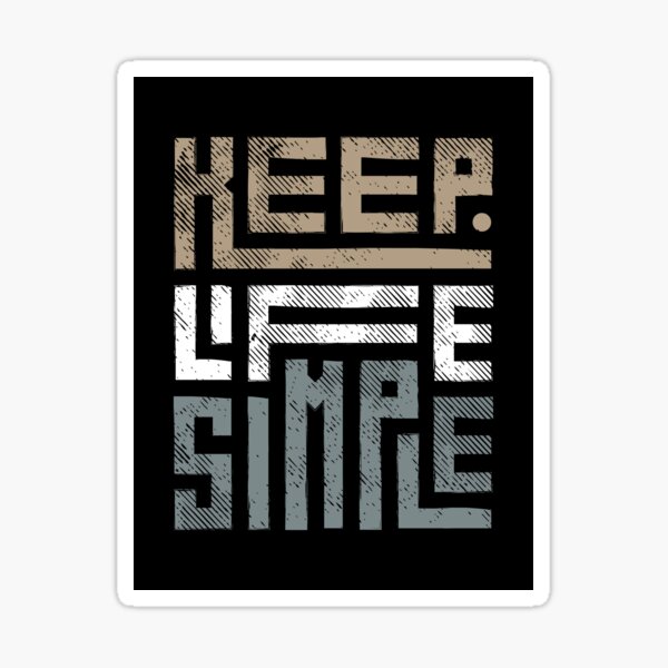 Item preview, "Keep it Simple"  designed and sold by TwentyDreams.