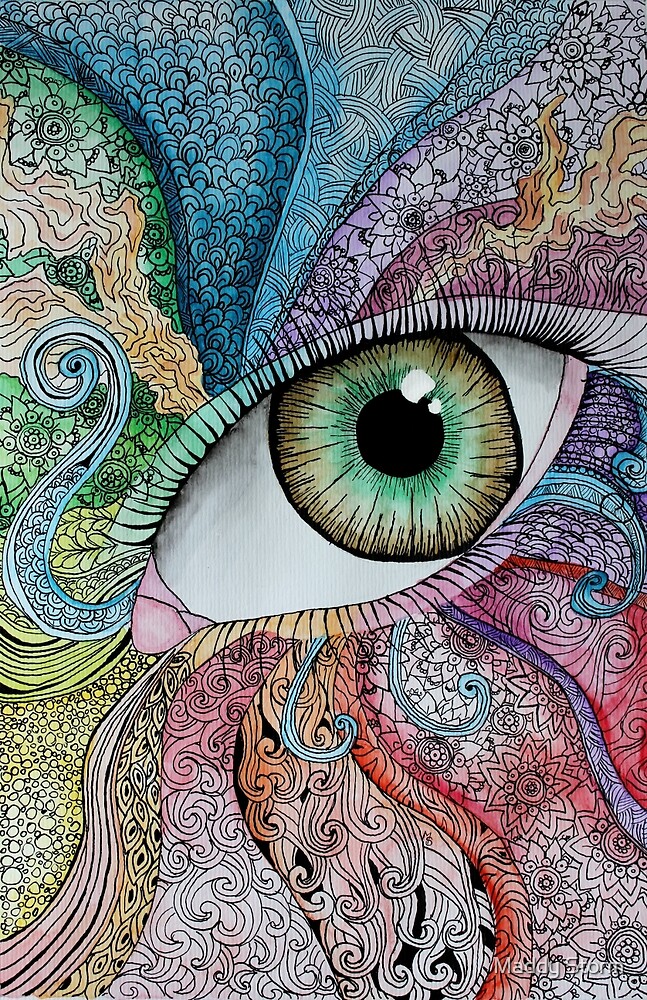 Zentangle Eye by Maddy Storm.