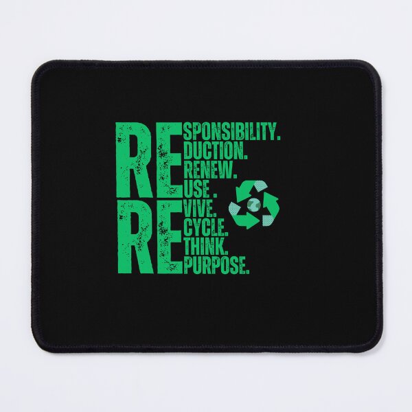 Item preview, Recycle Reuse Renew Rethink Earth Day designed and sold by blakfrog.