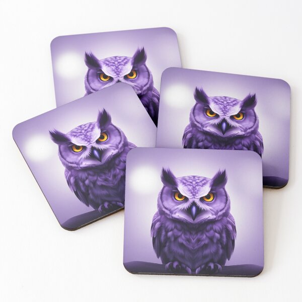 Item preview, Purple Owl - Digital Art designed and sold by SnoopyTF.