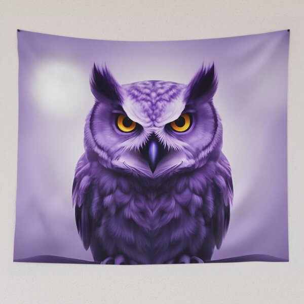 Item preview, Purple Owl - Digital Art designed and sold by SnoopyTF.