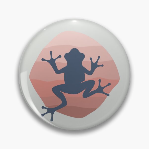 Item preview, aesthetic frog silhouette  designed and sold by frog-liege.