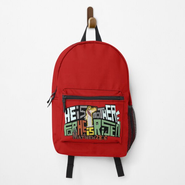 Item preview, Matthew 28:6: He is not here, for He is risen! - Red designed and sold by lifewithjuan.