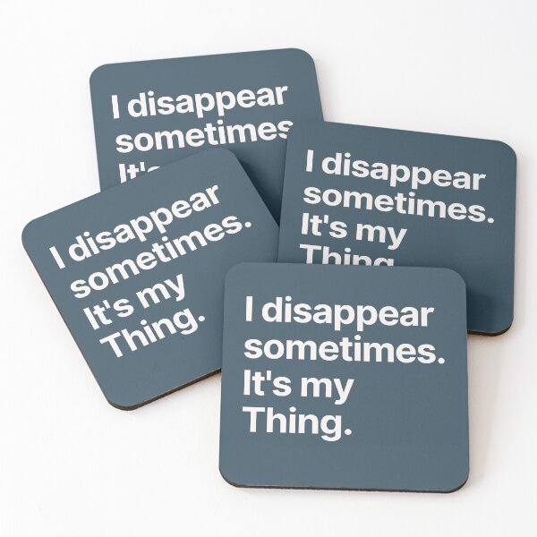 Item preview, I disappear sometimes. It's my thing #2 designed and sold by Wantu1212.