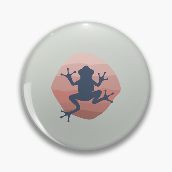 Item preview, small aesthetic frog silhouette  designed and sold by frog-liege.