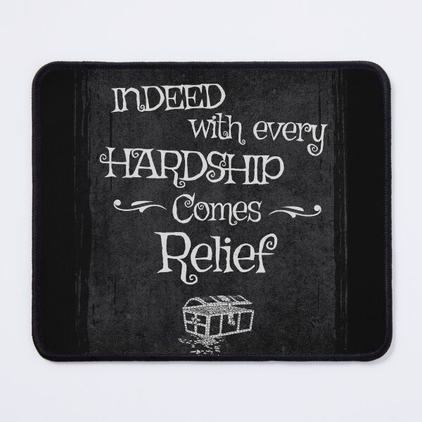 Item preview, Indeed with every Hardship comes Relief, Islamic T-Shirt designed and sold by InPrintedWord.