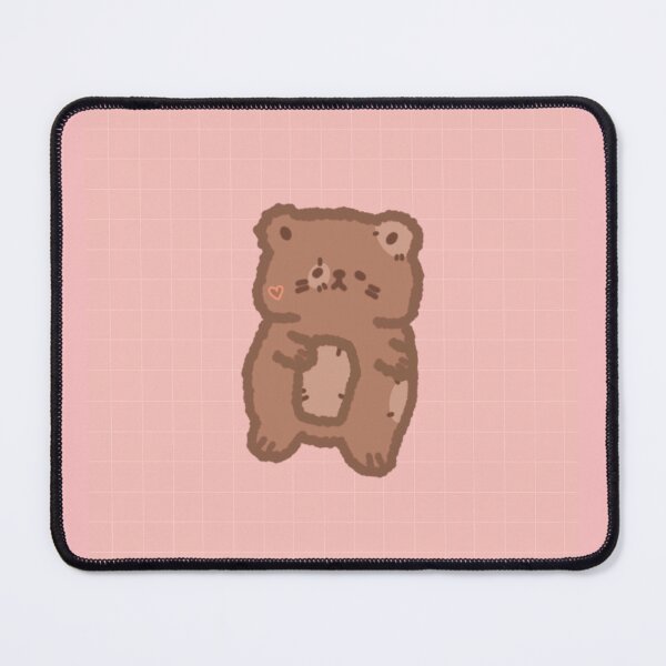 Item preview, cute bear print, cartoon bear, pink bear, kawaii bear design designed and sold by TeddyBearPicnic.