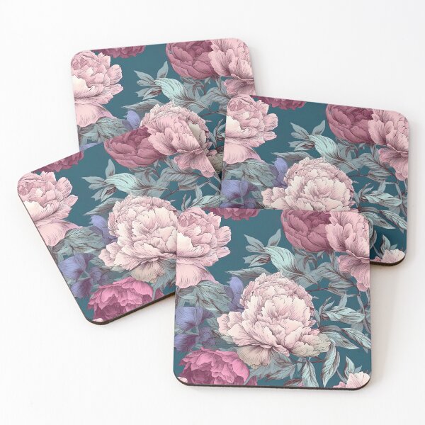 Item preview, Peonies 02 illustration designed and sold by mutasimmh.