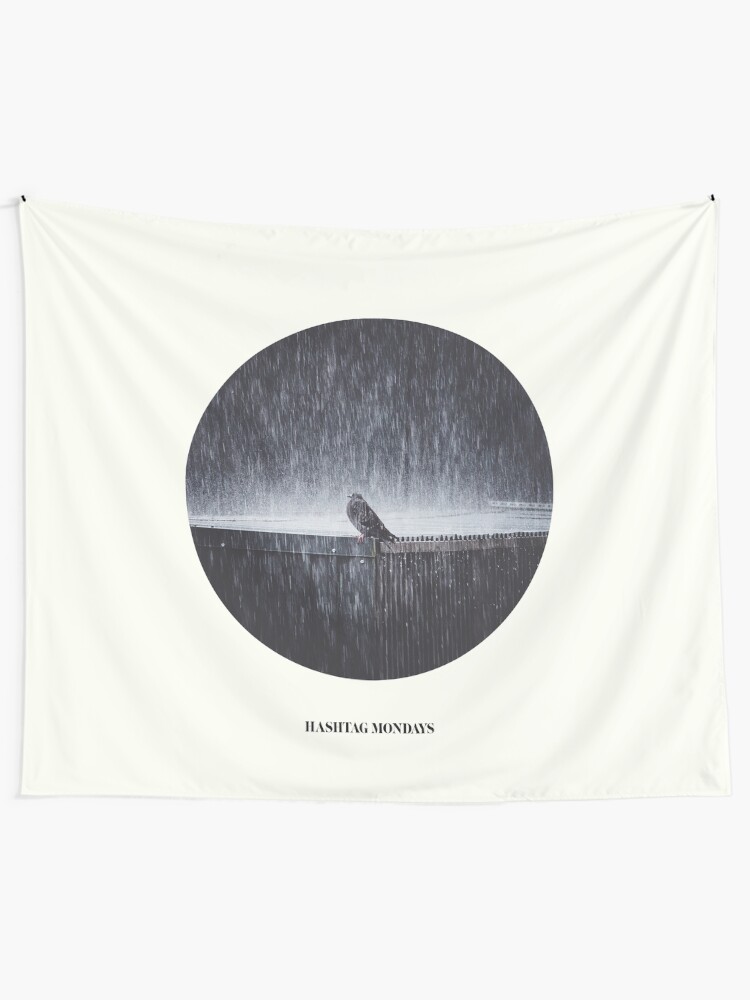 Alternate view of Hashtag Mondays Tapestry