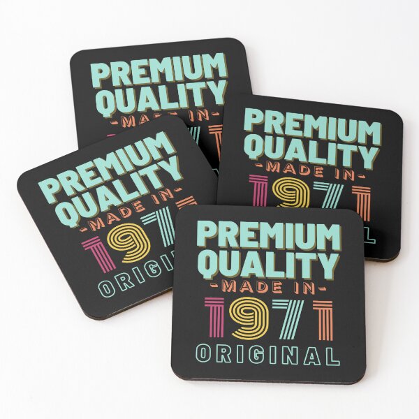 Item preview, Premium Quality Made In 1971 Original Funny Birthday Quote  designed and sold by Ching Teoh.