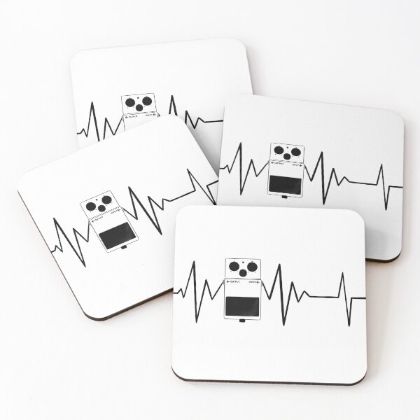 Item preview, Heartbeat pedal, BOSS pedal, guitar gear, music gear, effects pedals, guitar pedals designed and sold by SketchyPedals.