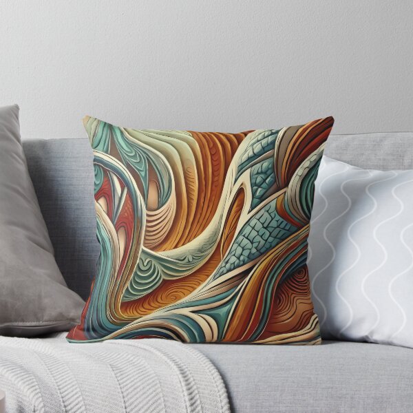Item preview, Abstract shapes pattern - "Blue Dragon" designed and sold by Hemindway.