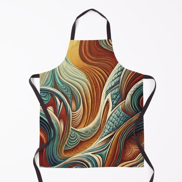 Item preview, Abstract shapes pattern - "Blue Dragon" designed and sold by Hemindway.