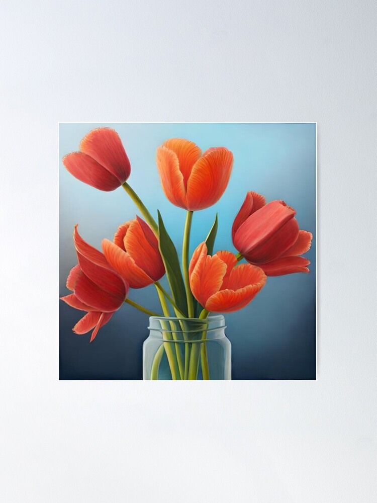 Tulip Waves Vase Painting Kit