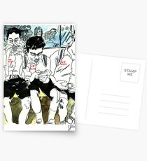 Nummerierte BTS Boys Postkarten