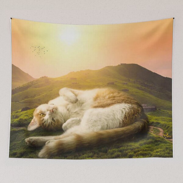Item preview, Relaxed cat at sunset designed and sold by williamzmichael.