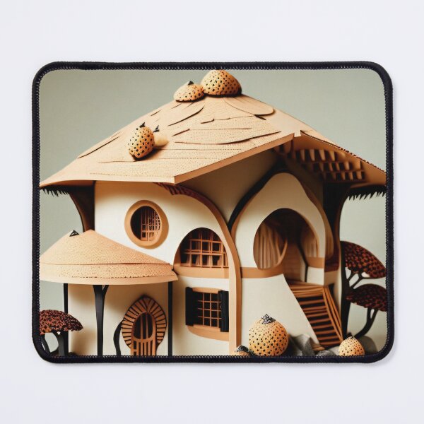Item preview, Lychee Inspired Chalet Papercut designed and sold by MMDigitalArt.