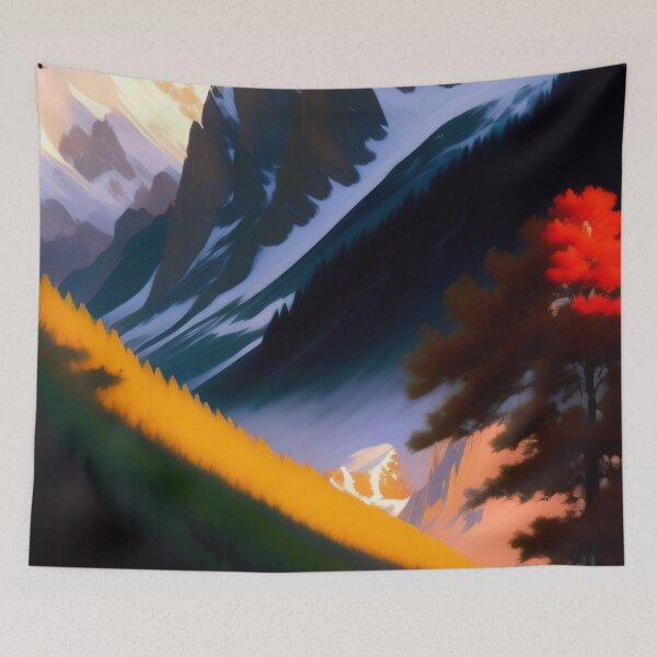 Item preview, Mountains Art new designed and sold by Tshirtstory.