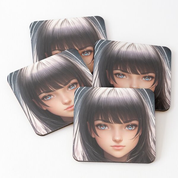 Item preview, Ani-Manga Art Black Haired Girl designed and sold by Ani-MangaArt.