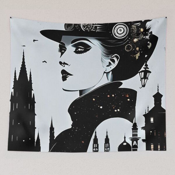 Item preview, Steampunk Illustration, book cover design #10 designed and sold by MindAsylum.