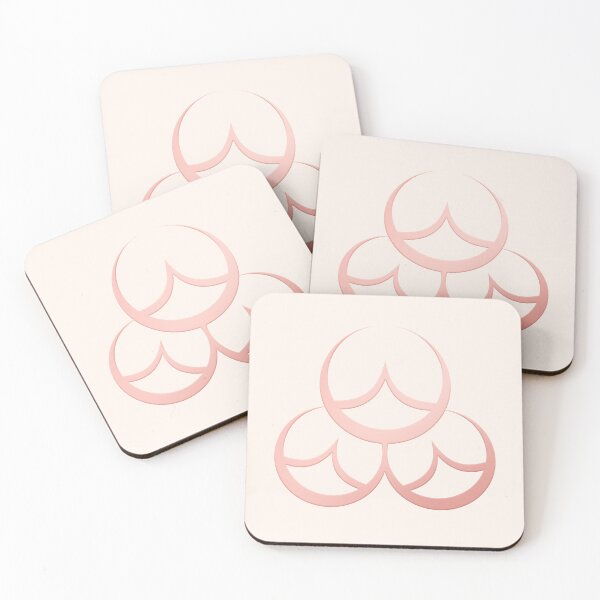 Item preview, Rose Gold Mitsu Yama Kamon designed and sold by Takeda-art.
