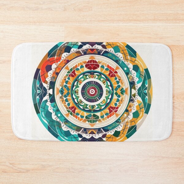 Item preview, Celestial Imprint - Colorized Crop Circle design designed and sold by taoman.