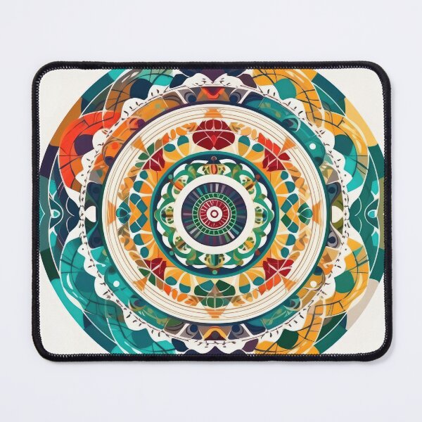 Item preview, Celestial Imprint - Colorized Crop Circle design designed and sold by taoman.