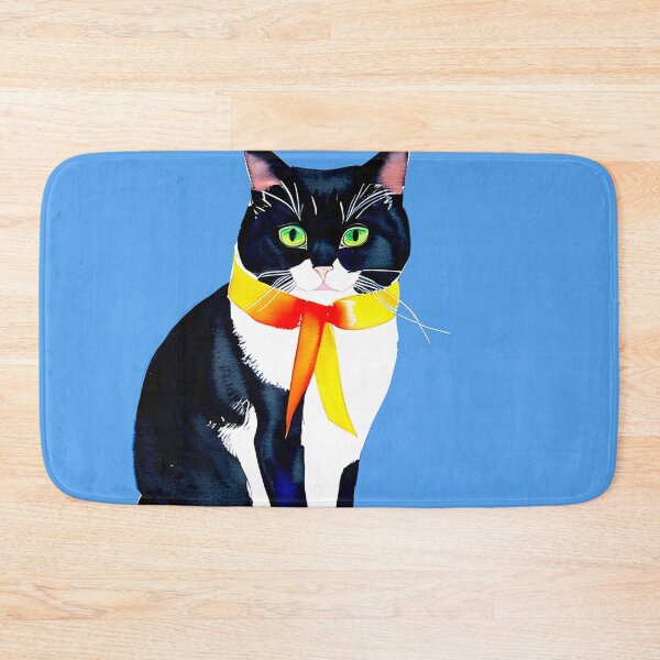 Item preview, Cat wearing a yellow ribbon in support of endometriosis, adoptive parents, suicide prevention and more designed and sold by Lady-Frost.