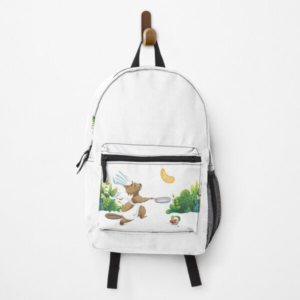 Item preview, beaver making pancakes designed and sold by Iris Créa.